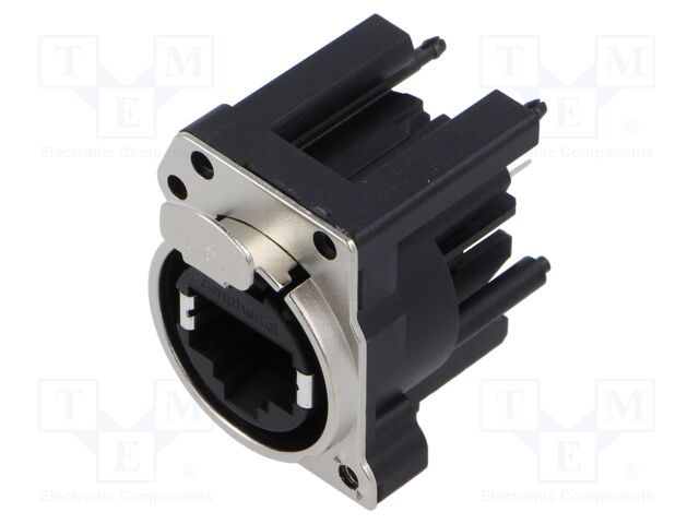 Connector: RJ45; socket; THT; 19.8x19.8mm; 8p8c; Cat: 5e