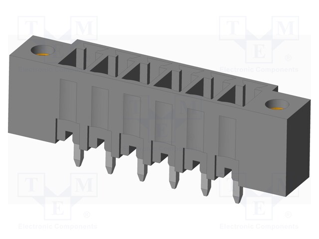 Connector: pluggable terminal block; socket; male; on PCBs