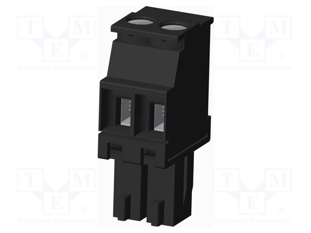 Connector: pluggable terminal block; plug; female; angled 90°
