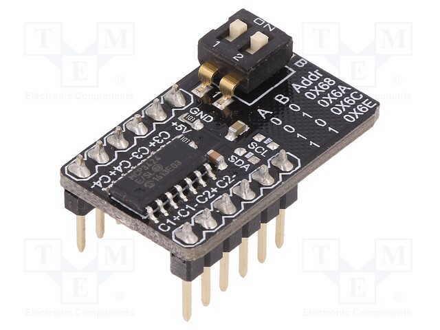Module: transducer; A/D converter; MCP3432; 2.7÷5.5VDC