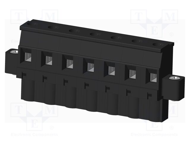Connector: pluggable terminal block; plug; female; angled 90°
