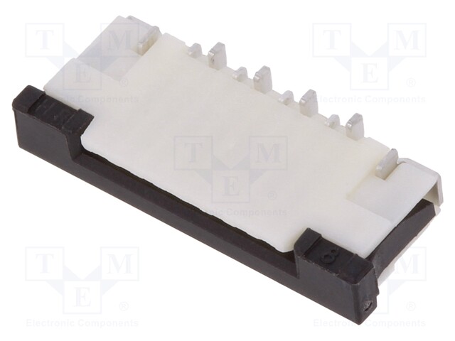 Connector: FFC (FPC); vertical; PIN: 8; ZIF; SMT; 0.5A; 30mΩ; 1mm; 50V