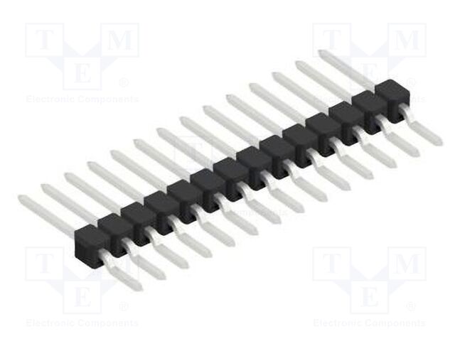Connector: pin strips; pin header; male; PIN: 14; 2.54mm; SMT; 1x14