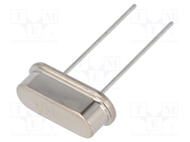 Resonator: quartz; 27MHz; ±30ppm; 20pF; THT; HC49-S