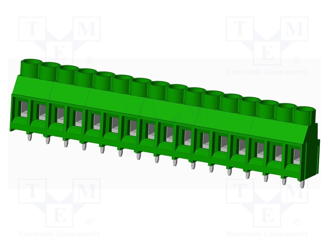 Connector: PCB terminal block; terminal; Plating: tinned; on PCBs