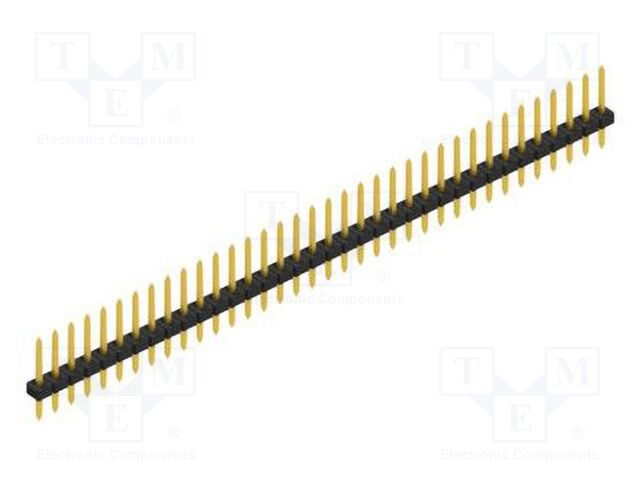 Connector: pin strips; pin header; male; PIN: 36; 2mm; THT; 1x36
