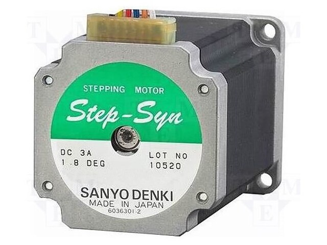 Motor: DC; 2-phase,bipolar,stepper; 24VDC; step 1,8°; 1.6Nm; 2A