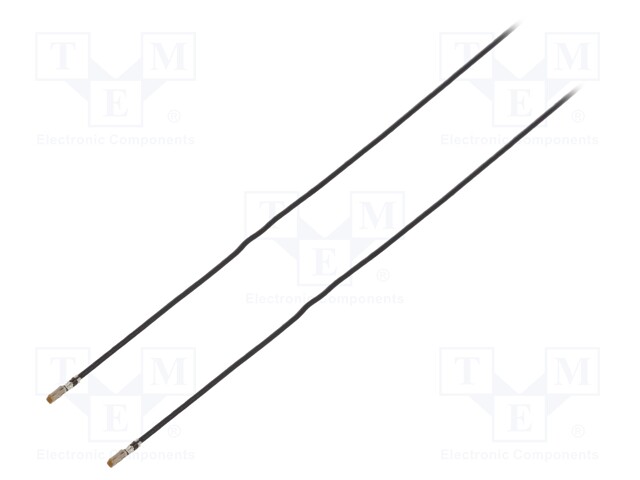 Contact; female; 28AWG; Pico-Clasp; gold-plated; for cable