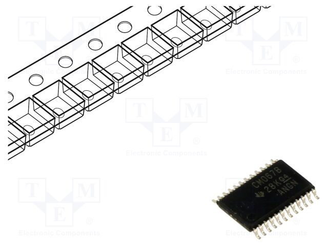 IC: interface; I/O expander; 1.65÷5.5VDC; I2C,SMBus; SMD; TSSOP24