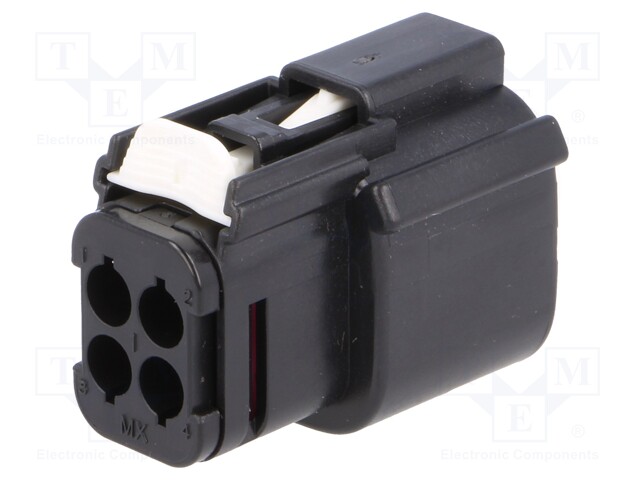 Connector: automotive; MX150L; plug; female; 22AWG÷18AWG; PIN: 4