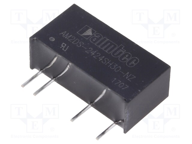 Converter: DC/DC; 2W; Uin: 21.6÷26.4V; 24VDC; Iout: 83mA; SIP7; 2.4g