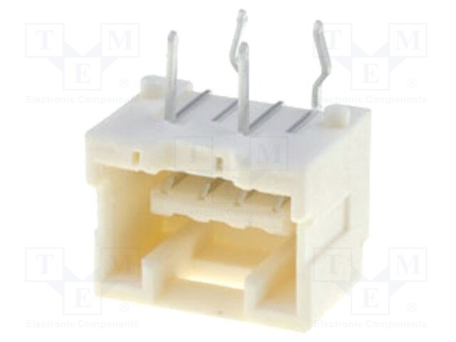 Socket; wire-board; male; CLIK-Mate; 1.5mm; PIN: 6; THT; PCB snap; 2A