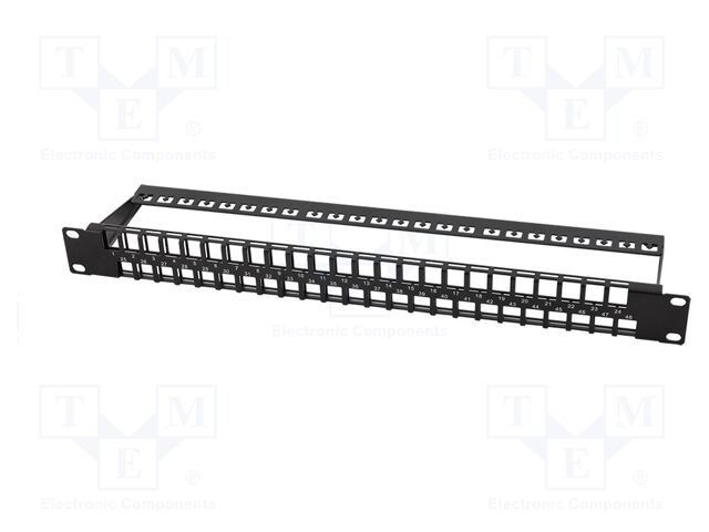 Connector: RJ45; patch panel