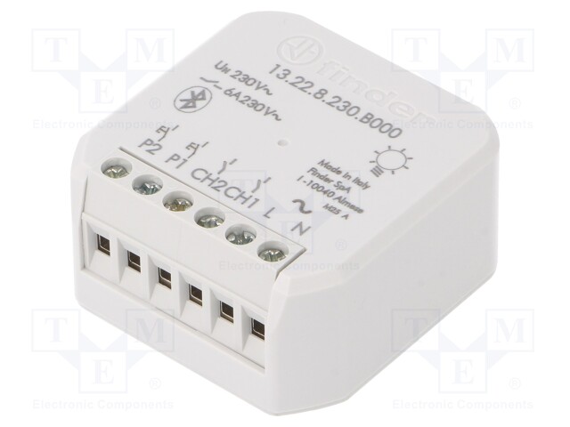 Relay; 13; flush mount; Channels: 2; Connection: screw terminals