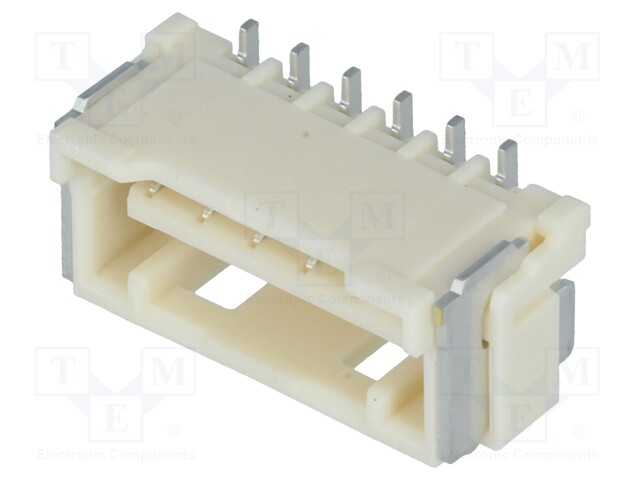Socket; wire-board; male; CLIK-Mate; 2mm; PIN: 6; SMT; 3A; Layout: 1x6