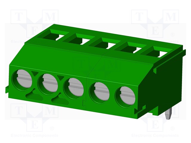 Connector: PCB terminal block; terminal; Plating: tinned; on PCBs