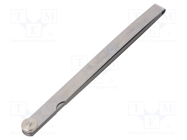 Metric feeler gauge; L: 200mm; Width: 12.8mm