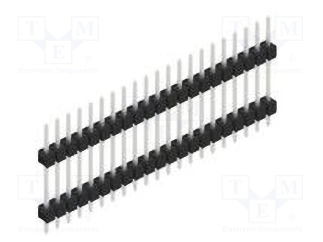 Connector: pin strips; pin header; male; PIN: 21; 2.54mm; THT; 1x21