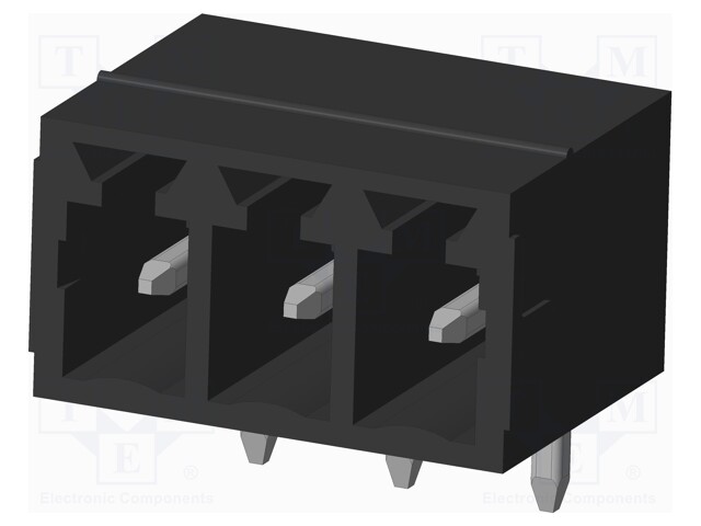 Connector: pluggable terminal block; socket; male; on PCBs