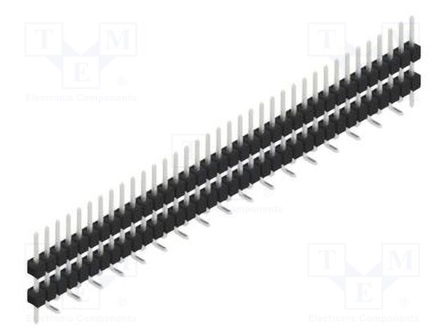Connector: pin strips; pin header; male; PIN: 36; 2.54mm; SMT; 1x36