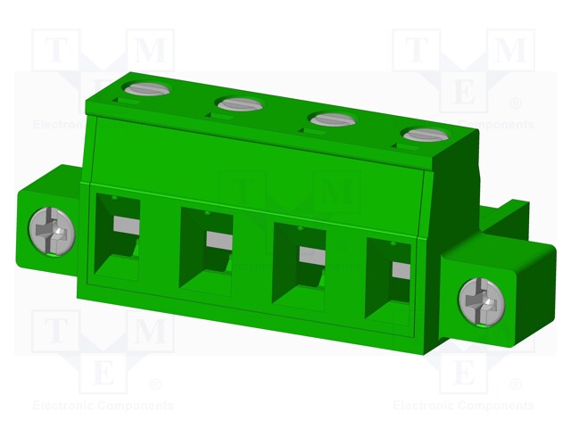Connector: pluggable terminal block; plug; female; straight; 12A