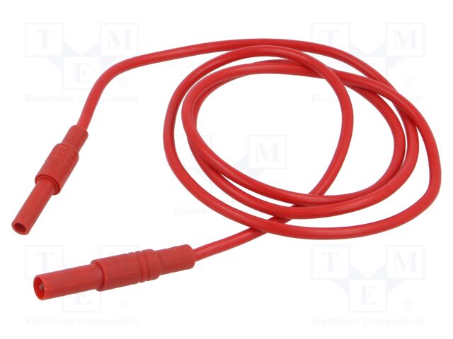 Test lead; 32A; banana socket 4mm,banana plug 4mm; insulated