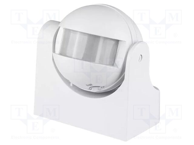 Sensor: movement; 220÷240VAC; IP44; 12m; Range: 10s÷7min; 300W; 180°