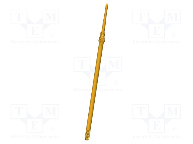 Needle-like test probe; Operational spring compression: 4.3mm