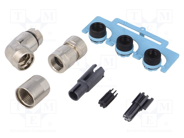 Plug; M12; PIN: 8; female; A code-DeviceNet / CANopen; for cable