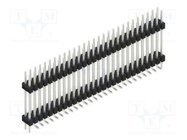 Connector: pin strips; pin header; male; PIN: 56; 2.54mm; SMT; 2x28