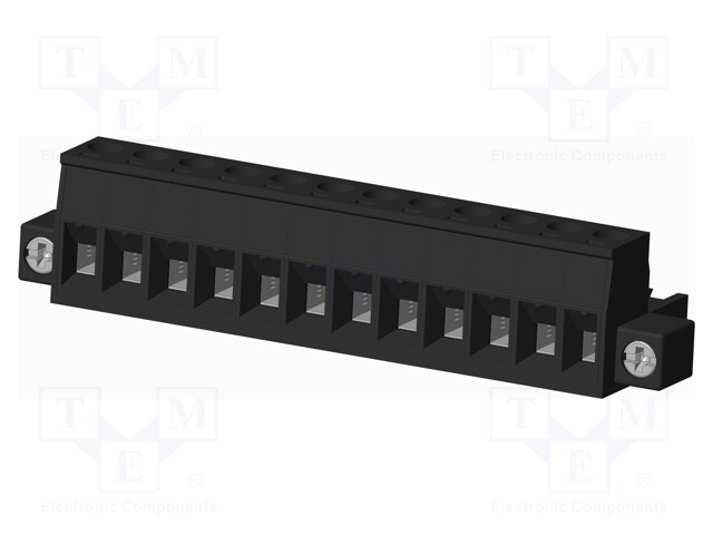 Connector: pluggable terminal block; plug; female; straight; 300V
