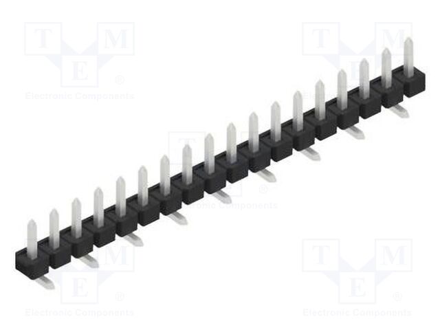 Connector: pin strips; pin header; male; PIN: 18; 2.54mm; SMT; 1x18