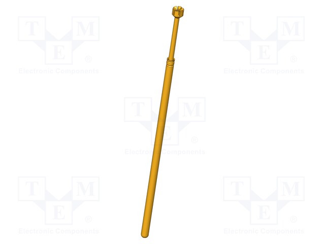 Needle-like test probe; Operational spring compression: 4.3mm