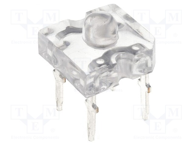 LED Super Flux; 7.62x7.62mm; white cold; 4000÷6000mcd; 60°; 20mA