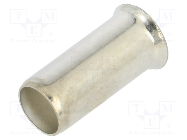 Tip: bootlace ferrule; non-insulated; copper; 25mm2; 18mm; tinned