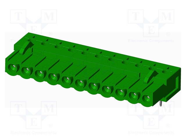 Connector: pluggable terminal block; socket; female; angled 90°