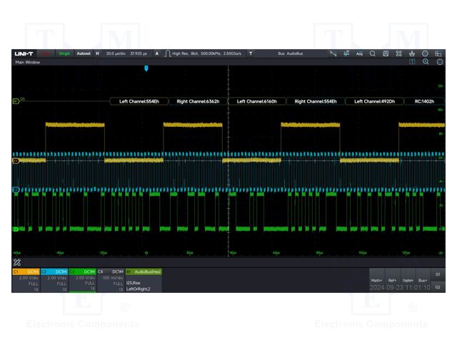 Test acces: expansion option; for oscilloscopes