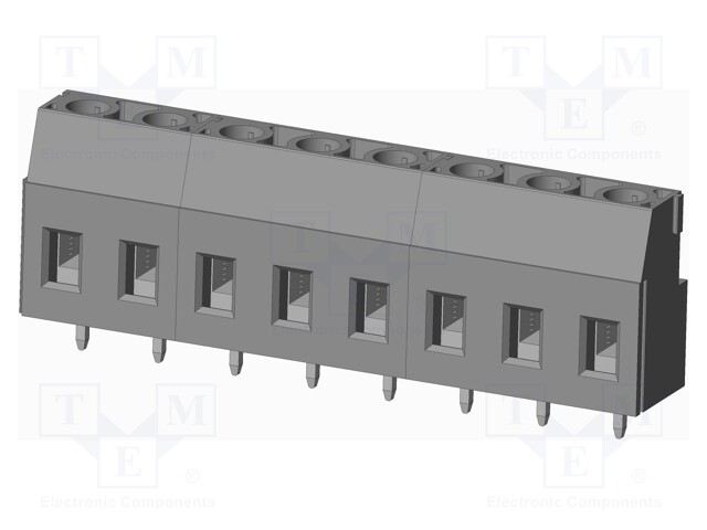 Connector: PCB terminal block; terminal; Plating: tinned; on PCBs
