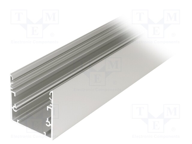 Profiles for LED modules; surface; natural; L: 2m; aluminium