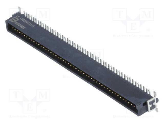 Connector: PCB to PCB; male; PIN: 100; 1.27mm; Series: har-flex