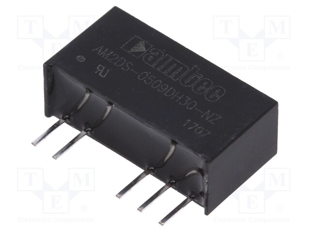 Converter: DC/DC; 2W; Uin: 4.5÷5.5V; Uout: 9VDC; Uout2: -9VDC; SIP7