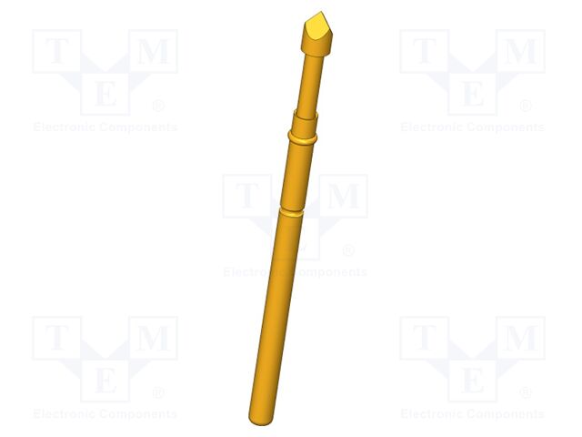 Test needle; Operational spring compression: 4mm; 5A; Ø: 2mm; 0.6N