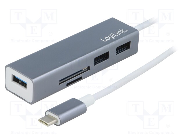 Hub USB; USB 3.1; PnP and hot-plug; Number of ports: 3; 5Gbps