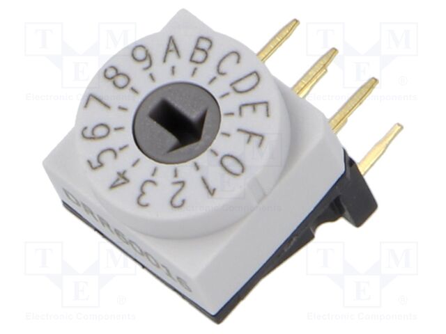 Switch: encoding switch; Pos: 16; 0.15A/42VDC; -40÷85°C; 80mΩ