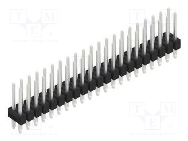 Connector: pin strips; pin header; male; PIN: 42; 2.54mm; THT; 2x21
