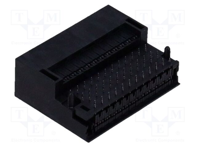 Connector: card edge; angled; PIN: 68; THT; female; edge; 0.75mm