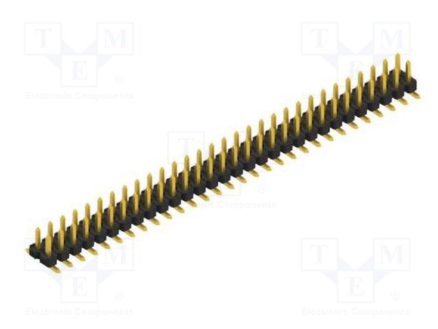 Connector: pin strips; pin header; male; PIN: 60; 2.54mm; SMT; 2x30