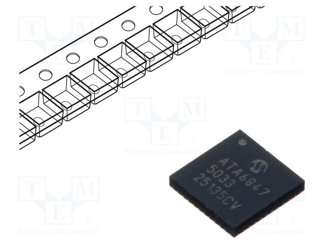 IC: driver; system basis chip SBC; VQFN40; 3.3V,5V; 3÷42VDC