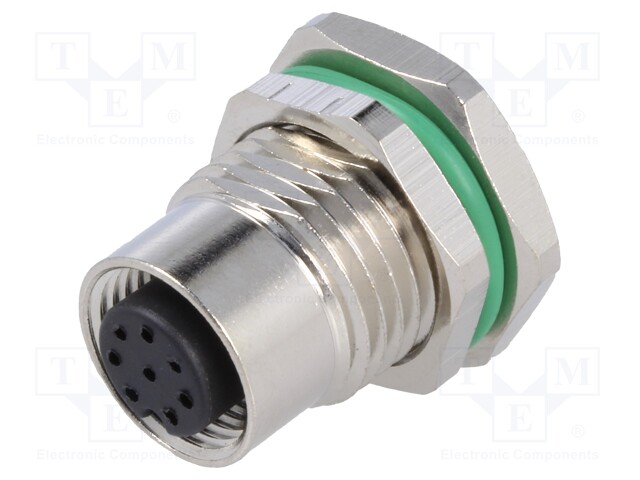 Socket; M12; PIN: 8; female; A code-DeviceNet / CANopen; THT; IP67