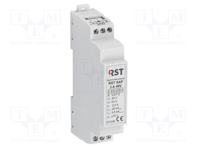 Surge arrester; In 8/20us: 20kA; 38VAC; for DIN rail mounting